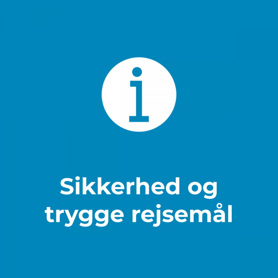 Sikkerhed og trygge rejsemål