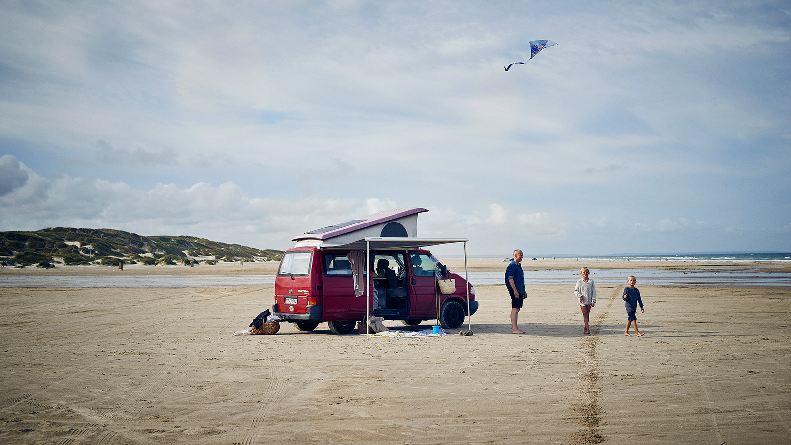 Autocamper på Saltum Strand