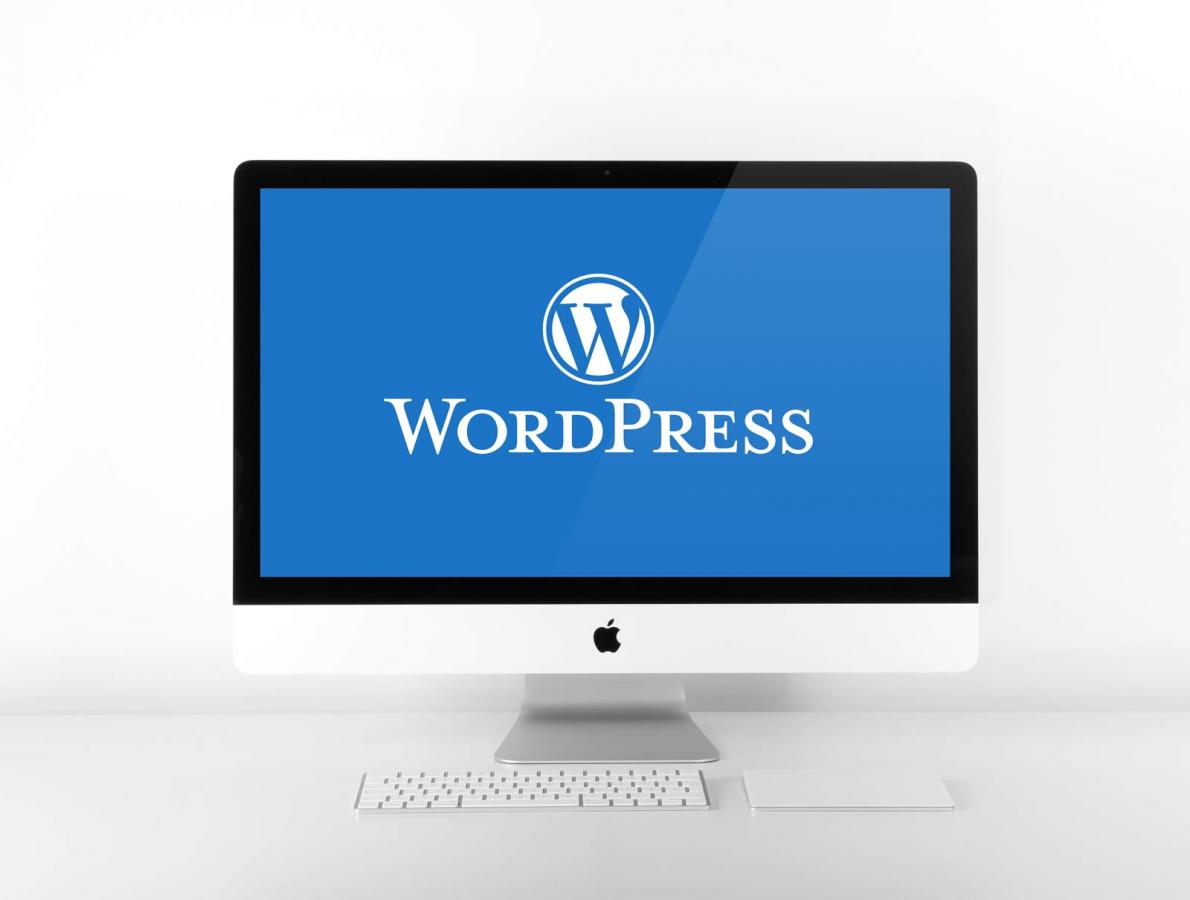 wordpress logo skaerm