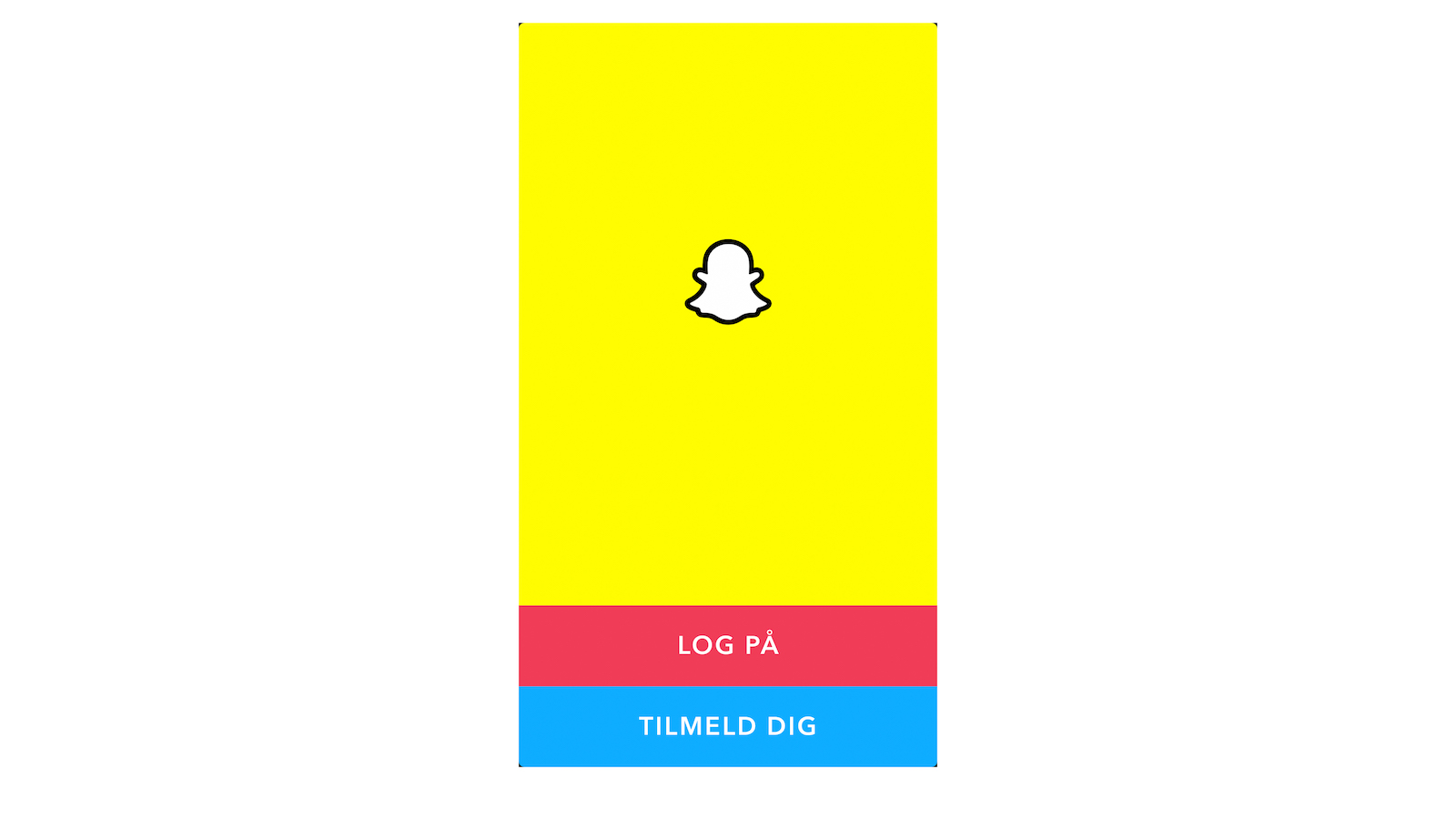 Snapchat - Opret konto