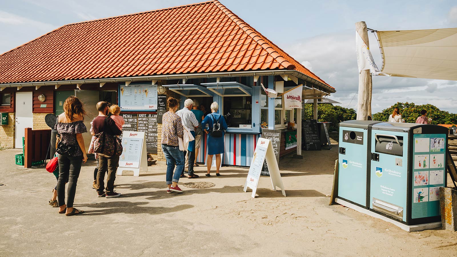 Isbutik ved Tisvildeleje