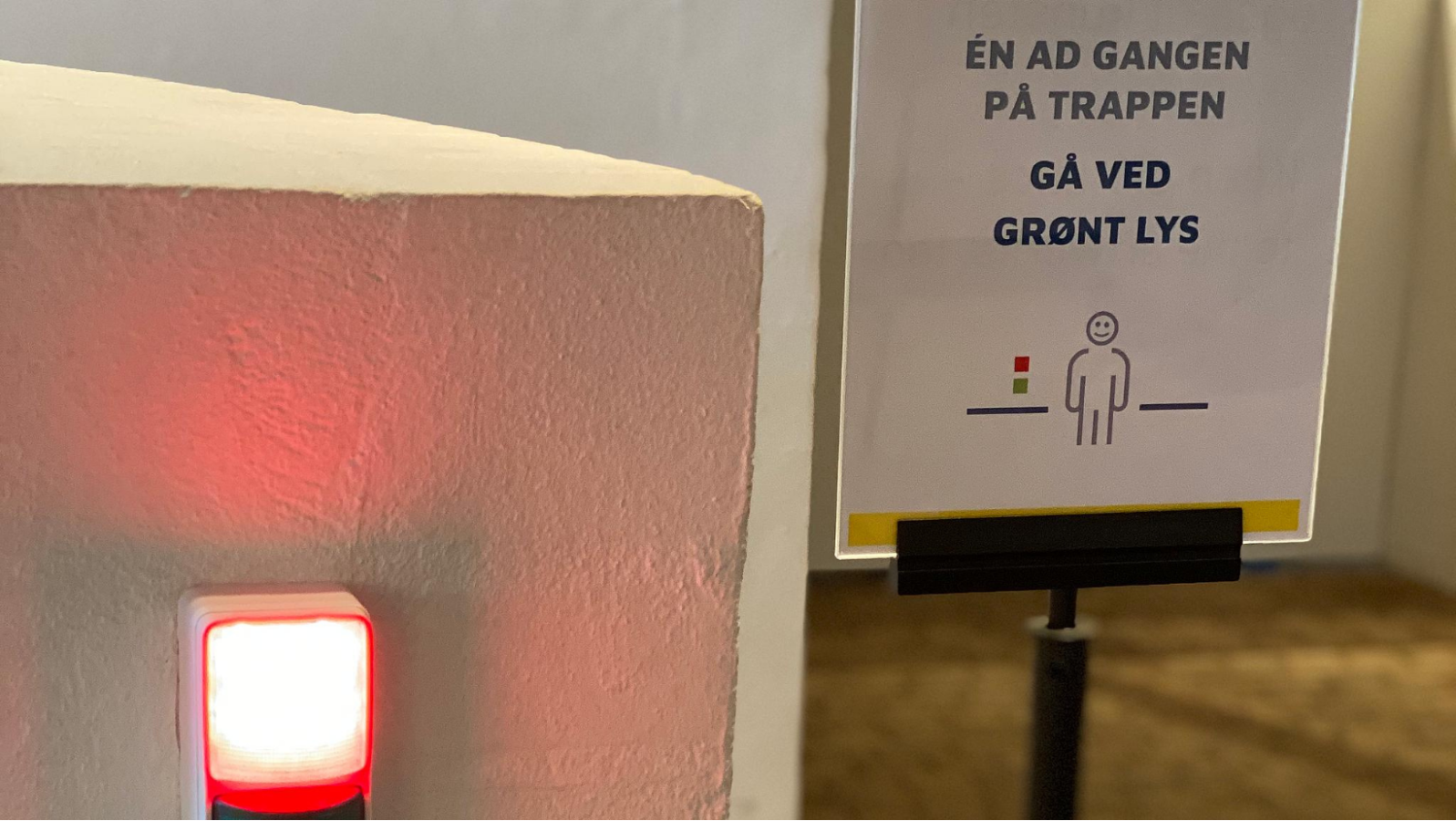 Stay Safe projekt ensretning på trappe