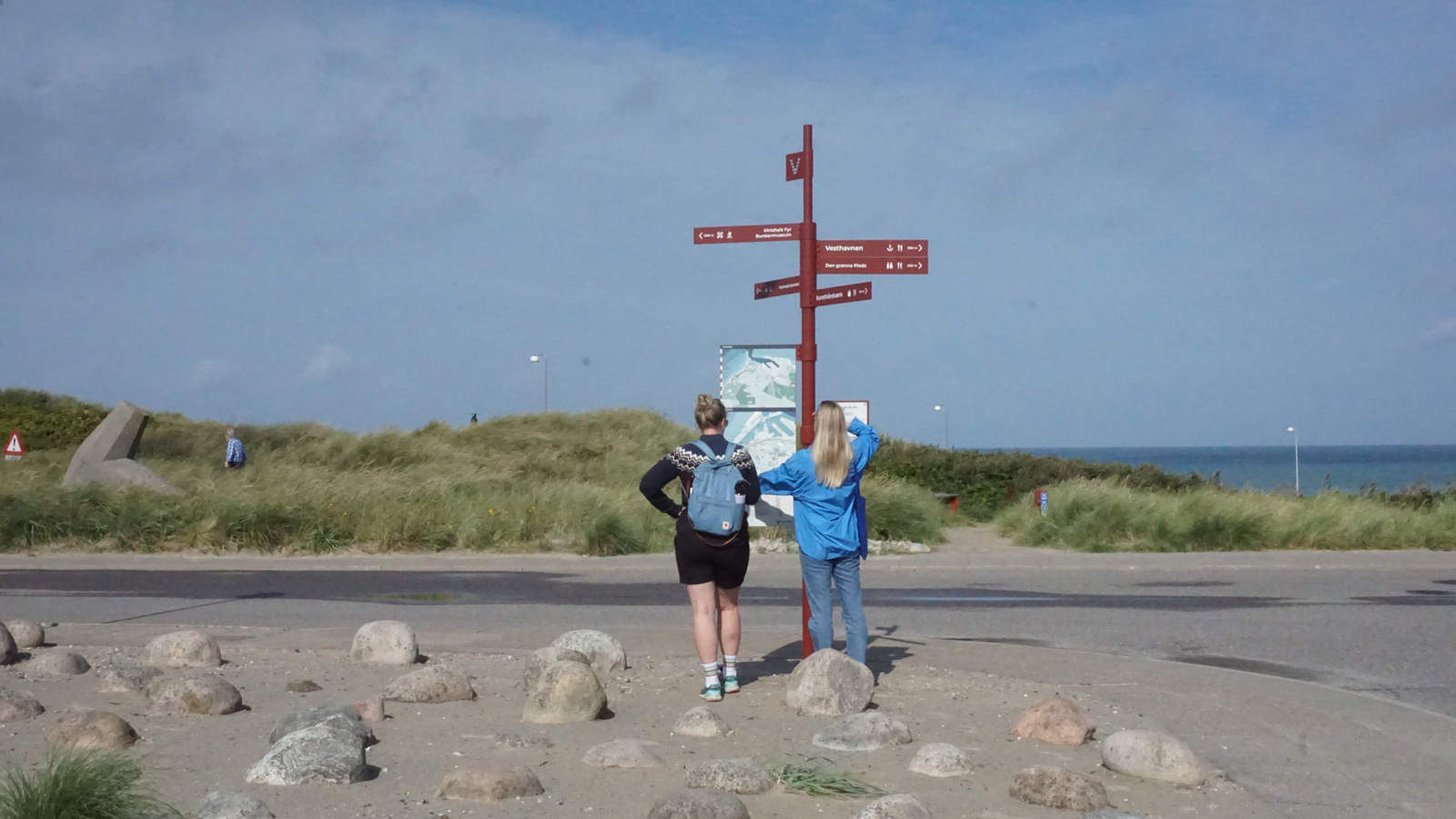 Wayfinding skilt i Hirtshals